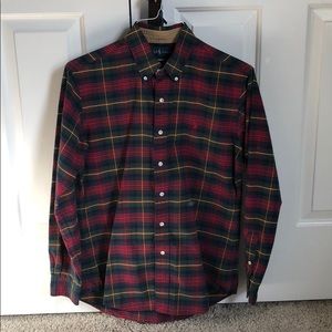Plaid Polo button down